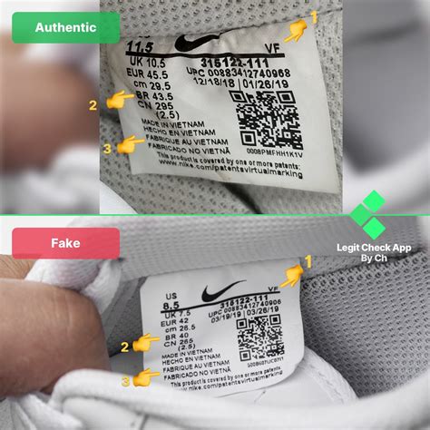 how can you tell if a nike shoe is fake|check nike authenticity.